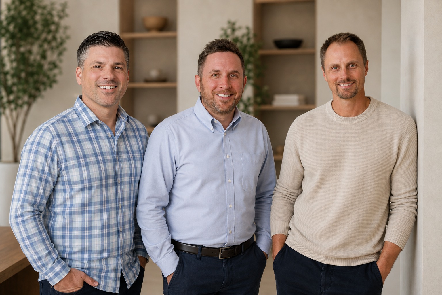 Steve Derrig, Chris Keough, and Nolan Reynolds &mdash; the Kitsap Unlocked team